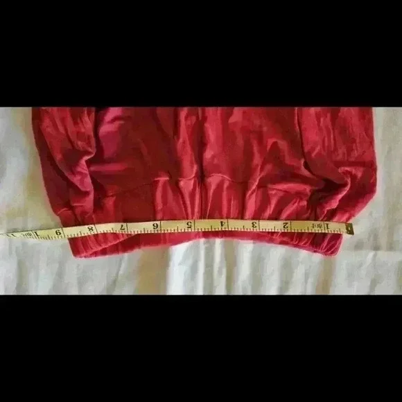 Comfortable Stretchy Red Lounge Pants - Picture 7 of 7